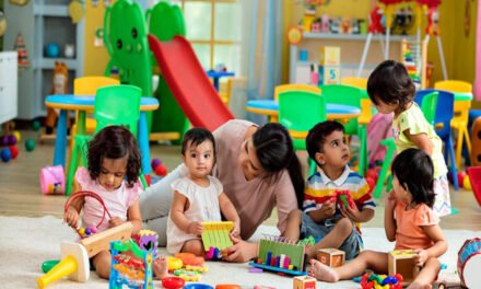 Detail how motor skills are developed in preschool education.