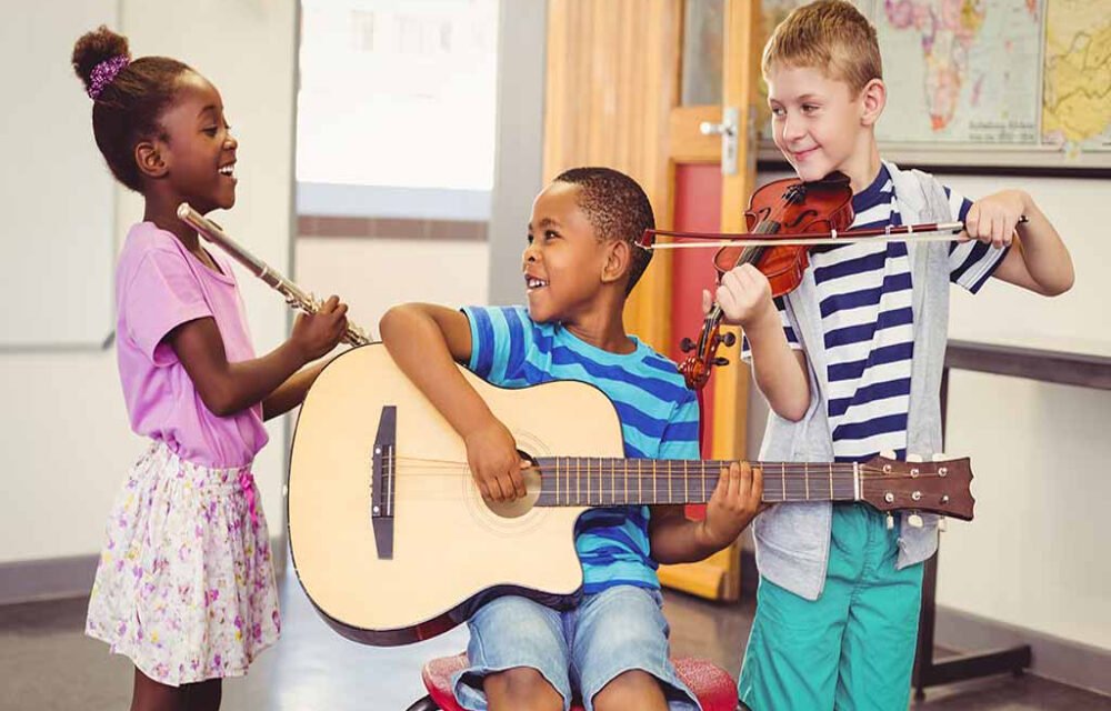 Why do children learn faster through songs and rhythm?